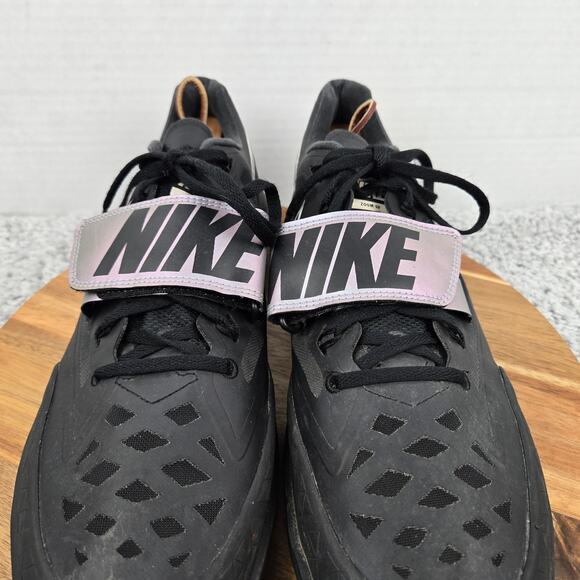 Nike Men 14 Zoom SD 4 Black Indigo Fog Track Field Shot Put Discus Throwing Shoe - Picture 7 of 13
